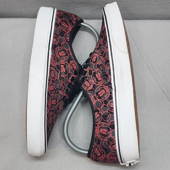 Vans OTW Disney Black Red Grey Mickey Mouse Womens Sz 9.5 Mens Sz 8 - Picture 3 of 8